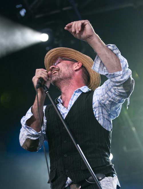 Gordon Downie performs during the Tragically Hip concert at Shaw Park, Thursday night. Story by Melissa Martin. July 7, 2011 (HADAS PARUSH / WINNIPEG FREE PRESS)