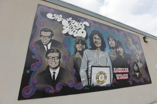 The Guess Who mural on Long and McQuade in Winnipeg, Wednesday, July 20, 2011.  John Woods/Winnipeg Free Press
