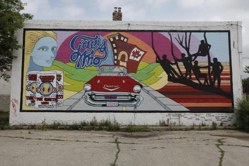 The Guess Who mural on North Main at Bannerman in Winnipeg, Wednesday, July 20, 2011.  John Woods/Winnipeg Free Press