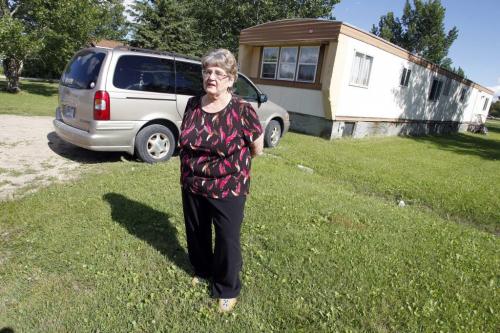 Janet Gooden is a Minnesotan grannie that was wrongly accused of smuggling drugs into Canada. She lives in Warroad, MN. July 25, 2011 (BORIS MINKEVICH / WINNIPEG FREE PRESS)