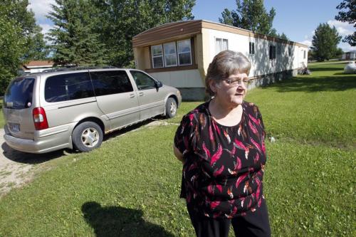 Janet Goodin is a Minnesotan grannie that was wrongly accused of smuggling drugs into Canada. She lives in Warroad, MN. July 25, 2011 (BORIS MINKEVICH / WINNIPEG FREE PRESS)