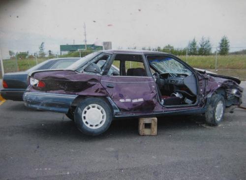 COPY PHOTOS OF CAR CRASH FOR JEN SKERRITT STORY. VICTIMS DO NOT WANT TO BE NAMED. July 28, 2011 (BORIS MINKEVICH / WINNIPEG FREE PRESS)