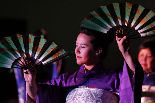 FOLKLORAMA - Japan Pavilion-Dancer Sumi Siato-Kimanivong of the Aurora Dance Group performs. August 8, 2011 (BORIS MINKEVICH / WINNIPEG FREE PRESS)