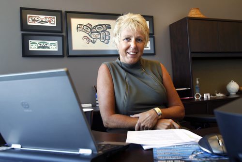 For Profile on Stephanie Forsyth, pres. and CEO of  Red River College. Nick Martin story (WAYNE GLOWACKI/WINNIPEG FREE PRESS) Winnipeg Free Press August 18  2011