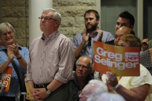 Greg Selinger nomination event at the St. Boniface College.  August 28, 2011 (BORIS MINKEVICH / WINNIPEG FREE PRESS)