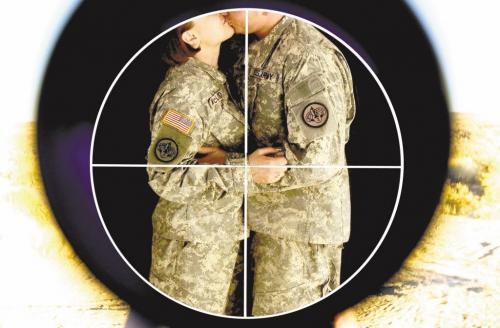 colour photo illustration depicting targetting sex, sexual abuse in u.s. military photo illustration ben kahler / winnipeg free press