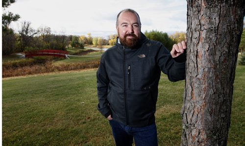 KEN GIGLIOTTI /  WINNIPEG FREE PRESS /  Oct 13 2011 Our Winnipeg - in pic Paul Nolin at King's Park