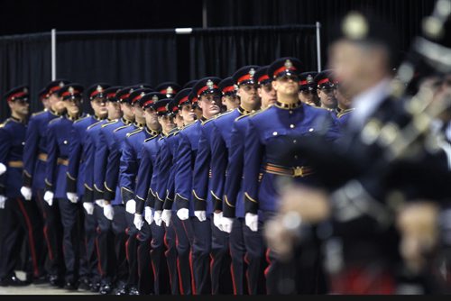 The Winnipeg Police Service held a graduation ceremony for members of Recruit Class #151 and #151L at the Winnipeg Convention Centre Friday. The recruits were piped in and marched on parade to start the ceremony that included speeches and the presentation of certificates and awards.   see program.(WAYNE GLOWACKI/WINNIPEG FREE PRESS) Winnipeg Free Press Oct. 21 2011