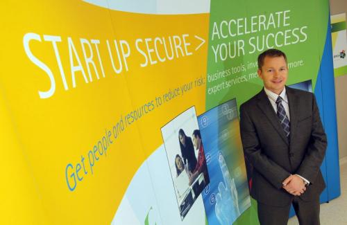 Marshall Ring is the CEO of Biomedical Commercialization Canada. Here he poses for a photo in the Ellice Ave. offices of the BCC. November 2, 2011 (BORIS MINKEVICH / WINNIPEG FREE PRESS)