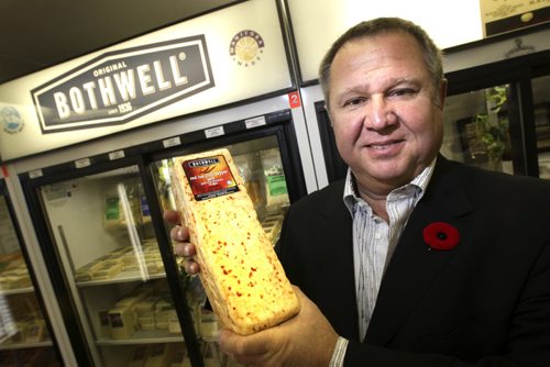 Ivan Balenovic, president and CEO of Bothwell Cheese, at the site of their plant in New Bothwell, MB, where they are starting up a new cheese-aging facility. 111104 - Friday, November 04, 2011 -  (MIKE DEAL / WINNIPEG FREE PRESS)
