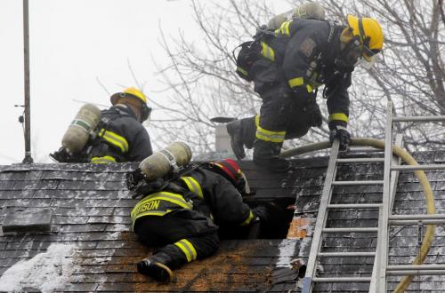 House fire at 186 Magnus. January 10, 2012 BORIS MINKEVICH / WINNIPEG FREE PRESS