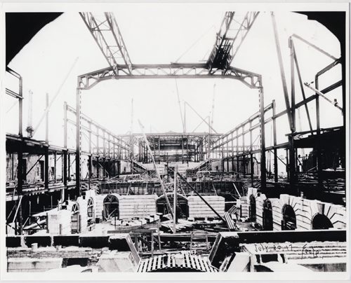 Foote Collection Manitoba Archives Collection: Legislative Building / Broadway 84 Construction of the new Legislative Building on July 30, 1917. Winnipeg fparchive
