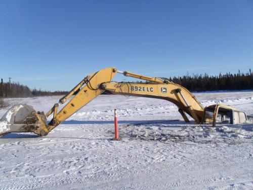 Please find attached the January 11, 2012 MKO Press Release, "MANITOBA REMOTE FIRST NATIONS DECLARE STATE OF EMERGENCY ON WINTER ROADS: CITE CLIMATE CHANGE AND GOVERNMENT INACTION".  Please also find attached several JPEG images of road-building equipment that has gone through the ice.  These pictures are:   1.    A John Deere Model 892 E LC excavator operated by the Manto Sipi Cree Nation (God's River Manitoba) that has gone through the ice; and   2.    A Caterpillar Model D4 bulldozer operated by the Garden Hill First Nation that has gone through the ice at a location known as First Creek. Please also send all of the attached JPEG images to all media as an attachment to the distribution of the press release.  Regards,  Michael Anderson Research Director Manitoba Keewatinowi Okimakanak, Inc.  Natural Resources Secretariat  for winnipeg free press