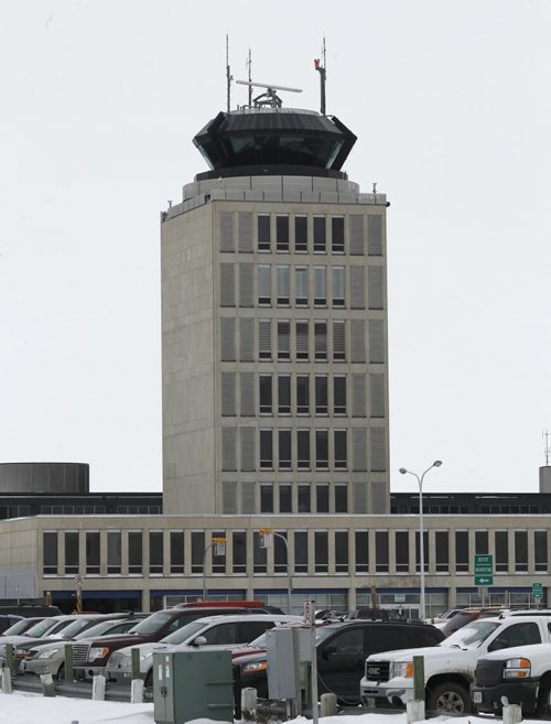 The air traffic control tower and administration bld. by the former Winnipeg Airport/ James Armstrong Richardson International Airport. With story (WAYNE GLOWACKI/WINNIPEG FREE PRESS) Winnipeg Free Press Jan. 23 2012