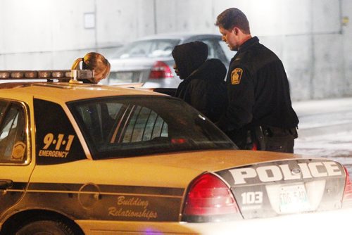 January 23, 2012 - 120123  - A male is taken into custody on Carlton Street after a woman was removed from 372 Assiniboine Avenue with reported stab wounds Monday January 17, 2012.    John Woods / Winnipeg Free Press. Alche Fsehaye Kidane, 34, died late Monday of injuries police describe as consistent with being stabbed. Emergency officials rushed to her suite at Palmer House, at 372 Assiniboine Ave., at about 10:10 p.m., Monday after an assault was reported. Kidane was taken by ambulance in critical condition and was declared dead at the hospital. Teklu Tesfamichael Mebrahtu, 32, has been charged with second-degree murder, police said Wednesday.  He has been detained in custody.