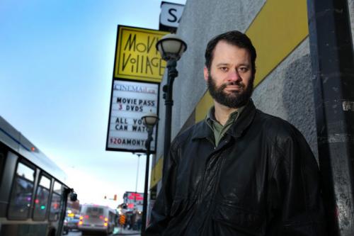 James Borsa with Movie Village which is has a blowout sale due to store closing. See Randall King story. Feb 02, 2012 (Ruth Bonneville / Photographer) Winnipeg Free Press