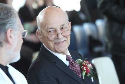 Philanthropist Mr. Conrad Wyrzykowski donates 1 million to the I. H. Asper Clinical Reserch Institute Wednesday morning. See Larry Kusch Story. Feb 08, 2012 (Ruth Bonneville / Winnipeg Free Press)