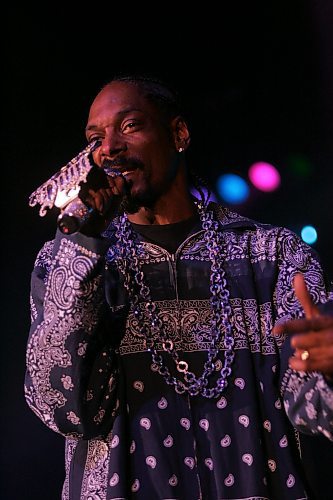 BORIS MINKEVICH / WINNIPEG FREE PRESS 070123 Snoop Dogg at the Winnipeg Convention Centre.
