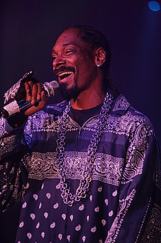 BORIS MINKEVICH / WINNIPEG FREE PRESS 070123 Snoop Dogg at the Winnipeg Convention Centre.