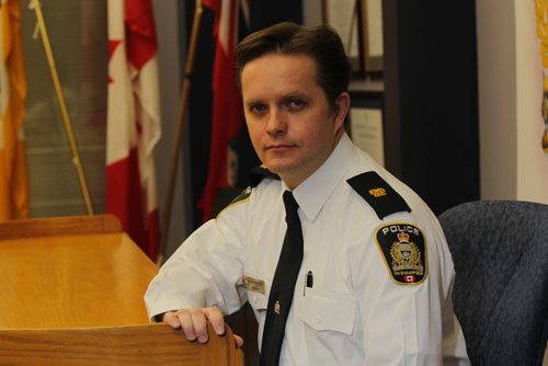 Insp. Gord Perrier poses for a photo. Gabrielle story. February 24, 2012  BORIS MINKEVICH / WINNIPEG FREE PRESS