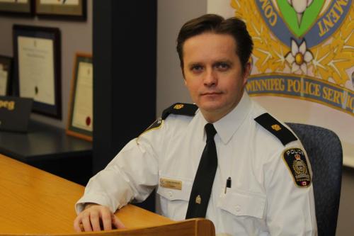 Insp. Gord Perrier poses for a photo. Gabrielle story. February 24, 2012  BORIS MINKEVICH / WINNIPEG FREE PRESS