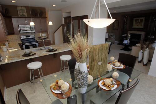 SHOW HOME - 64 Shady Shores Drive in Waterside Estates. Eating area and kitchen in behind. Kensington Homes.  March 13, 2012  BORIS MINKEVICH / WINNIPEG FREE PRESS