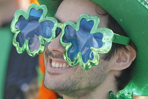 March 17, 2012 - 120317  -  Neil Fogg takes part in the first St. Patrick's Day parade in Winnipeg Saturday March 17, 2012.    John Woods / Winnipeg Free Press