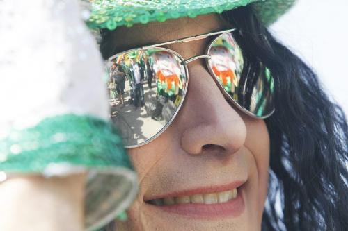 March 17, 2012 - 120317  - Aaron Frost takes part in the first St. Patrick's Day parade in Winnipeg Saturday March 17, 2012.    John Woods / Winnipeg Free Press