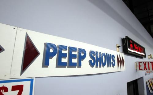 PEEP SHOWS story. Dominion News. Carolin Vesley story. March 19, 2012  BORIS MINKEVICH / WINNIPEG FREE PRESS