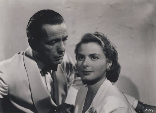 Casablanca - Humphrey Bogart and Ingrid Bergman 1942.