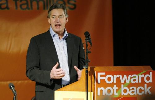 John Woods / Winnipeg Free Press / February  3 2007 - 070203  - Gary Doer speaks at the provincial NDP convention at the Canad Inns Polo Park Saturday  Feb 3/07.