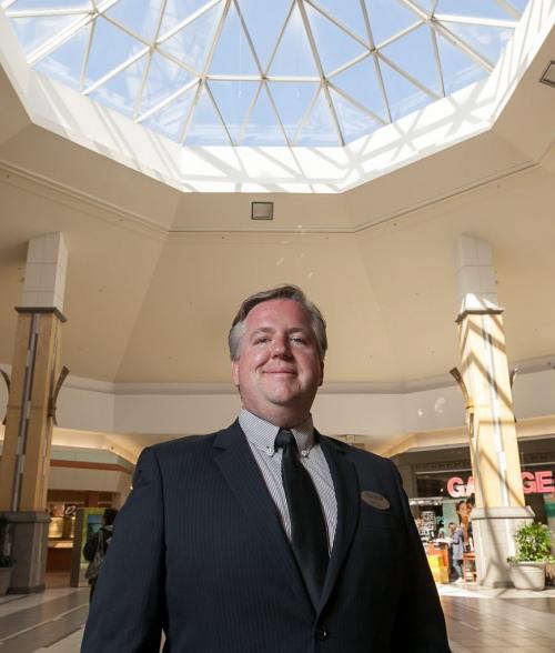 Kildonan Place general manager Peter Havens looks forward to the addition of a Target department store in May 2013. Story by Murray McNeill 120420 - Friday, April 20, 2012 -  Melissa Tait / Winnipeg Free Press
