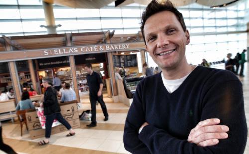 Tore Sohlberg, owner of StellaÄôs Caf¾© &  Bakery. Their airport restaurant has done even better than expected since it opened on Dec. 17. See Murray McNeill story 120501 May 01, 2012 Mike Deal / Winnipeg Free Press