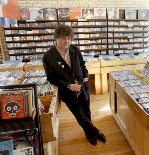 Ron Sexsmith at the Winnipeg Folk Festival Music Store in the Exchange on Wednesday. Sexsmith was greeting fans in-store this afternoon and is performing later tonight at the Westminster United Church. May 09, 2012. SARAH O. SWENSON / WINNIPEG FREE PRESS