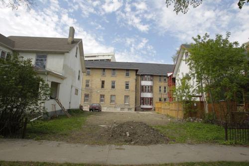 A plan for a fourplex at 705 McMillan (between Hugo and McMillan). The lot is currently vacant, but Ernie Walter's plan for a fourplex was turned down by City planners who felt it was too dense and out of character for that site. . May 10, 2012  BORIS MINKEVICH / WINNIPEG FREE PRESS