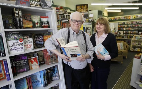 Sunday Xtra.   Jack and Wendy Bumsted owners of the Whodunit? Mystery Bookstore. with story (WAYNE GLOWACKI/WINNIPEG FREE PRESS) Winnipeg Free Press  May 17 2012