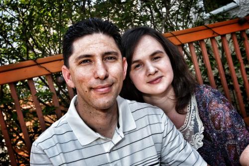 Yaniv and Dina Birenboim came to Winnipeg from Israel two years ago to find a safe place to live with their young children.  See Martin Cash story for middle east section 120517 May 17, 2012 Mike Deal / Winnipeg Free Press
