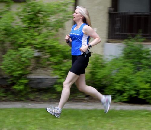 Ramona Turner is a runner in the FP running series by Shamona. June 7, 2012  BORIS MINKEVICH / WINNIPEG FREE PRESS
