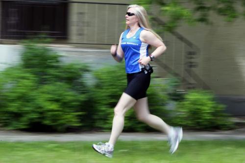 Ramona Turner is a runner in the FP running series by Shamona. June 7, 2012  BORIS MINKEVICH / WINNIPEG FREE PRESS