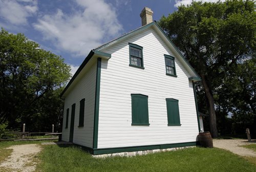 Louis Riel's mother's Home - Riel House, a national historic site, will suffer from budget cuts, Sunday, June 10, 2012. (TREVOR HAGAN/WINNIPEG FREE PRESS)