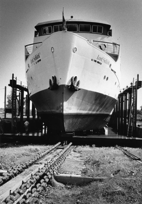 Winnipeg Free Press Archives MS Lord Selkirk II September 15, 1987 M.S. Lord Selkirk II in dry dock at Selkirk, Manitoba.
