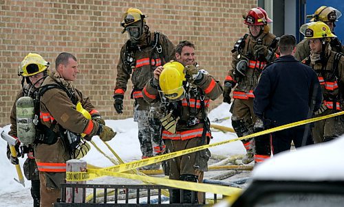 BORIS MINKEVICH / WINNIPEG FREE PRESS  070220 Scene of a fire at St. Ignatius School at 239 Harrow. The school's early years building had a fire in the roof attic. The whole school's population is 240.
