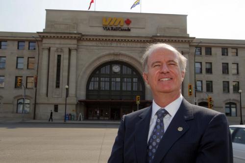 Marc Laliberte, President and Chief Executive Officer of VIA Rail Canada. June 27, 2012  BORIS MINKEVICH / WINNIPEG FREE PRESS