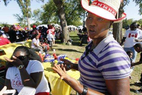 July 1, 2012 - 120701  -  Tina Osinan, who was out celebrating Canada Day at Assiniboine Park, comments on her favourite things about Canada Sunday, July 1, 2012.    John Woods / Winnipeg Free Press