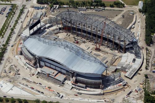 The new Investors Group Stadium. Aerial photos of Winnipeg. July 3, 2012  BORIS MINKEVICH / WINNIPEG FREE PRESS