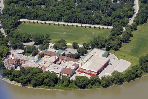 Aerial photos of Winnipeg. St. John's-Ravenscourt School. July 3, 2012  BORIS MINKEVICH / WINNIPEG FREE PRESS