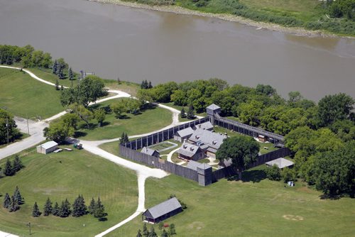 Aerial photos of Winnipeg. Fort Gibraltar. July 3, 2012  BORIS MINKEVICH / WINNIPEG FREE PRESS