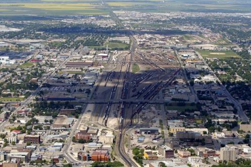 Aerial photos of Winnipeg. north end rail yards. July 3, 2012  BORIS MINKEVICH / WINNIPEG FREE PRESS