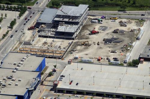 Aerial photos of Winnipeg. Polo Park construction. July 3, 2012  BORIS MINKEVICH / WINNIPEG FREE PRESS