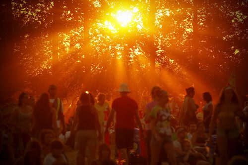 July 8, 2012 - 120708  -   The sun sets on the last day of the Winnipeg Folk Festival Sunday, July 8, 2012.    John Woods / Winnipeg Free Press